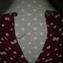 Zara burgundy midi dress uk 10 to small 12 Image 10