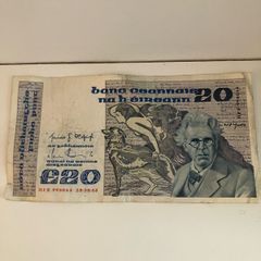 Irish 20 Pound Note