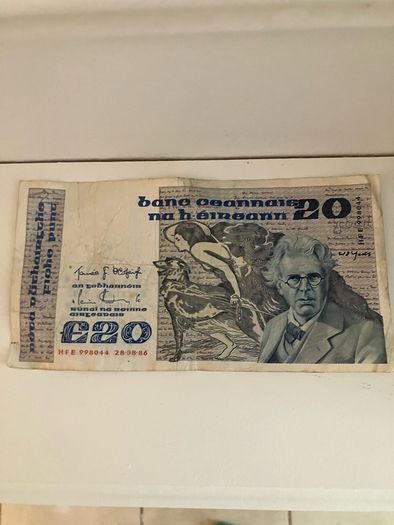 Irish 20 Pound Note