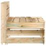 7 Piece Garden Lounge Set Green Impregnated Pinewood Image 8
