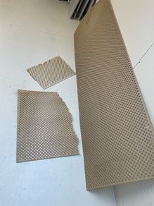 MDF screening panal & brass finish radiator screen panels