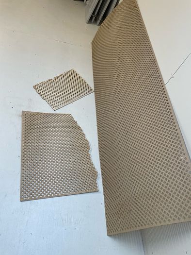 MDF screening panal & brass finish radiator screen panels