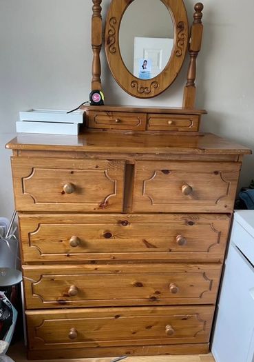 Solid Pine Bedroom Furniture Set