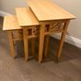 Nest of Tables Solid Oak Image 3
