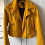 Beautiful mustard biker jacket by New Look Image 2