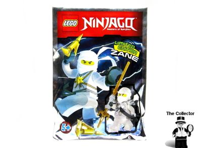 LEGO Ninjago Zane Minifigure Foil Pack Polybag Limited Edition Brand New Sealed