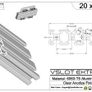 V slot 2060 Linear Rail Black Aluminium Extrusion Image 3