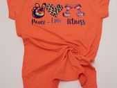 T-Shirt Peace Love Fitness