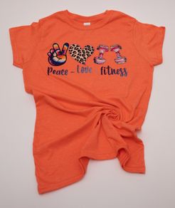 T-Shirt Peace Love Fitness