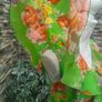 Vintage 60s 70s green floral maxi dress Small Image 3
