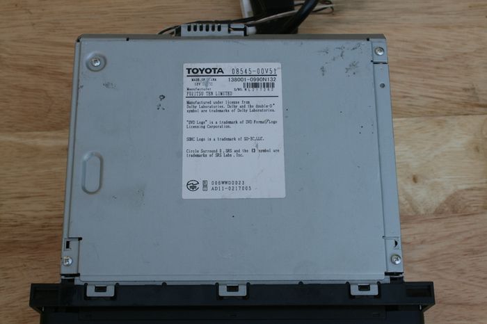 Toyota fujitsu ten 08545-00V51