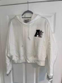 New Adidas Originals Women's Disney Hoodie in White - Size UK 8