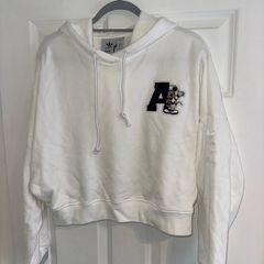New Adidas Originals Women's Disney Hoodie in White - Size UK 8