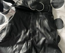 black bershka skirt