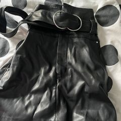 black bershka skirt