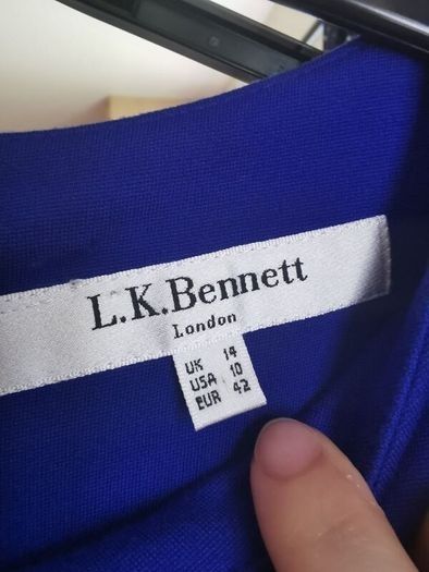 NEW - L. K. Bennett Royal blue dress UK 14