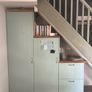 Full Kitchen units with Bosch dishwasher & IKEA fridge. Solid oak countertops. Image 2