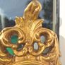old 13 inches tall  gilt  mirror Image 3