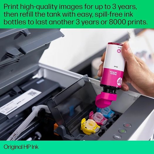 Smart Tank 5107 All in One Printer | Perfect for Home | Colour | Wireless | Print, Scan, Copy | Refillable | Includes up to 3 Years of Ink | Smart Buttons | Easy Setup  Reliable Wi-Fi