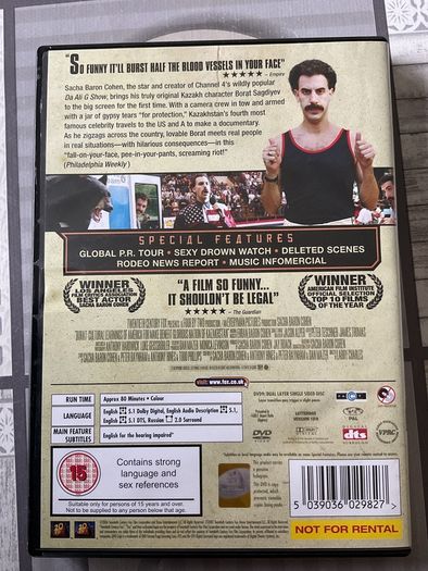Borat.   Dvd. Film