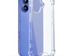 Case for iPhone 16 , Clear 16 Case Hard PC Back & Soft TPU Shockproof Anti-Scratch Phone Bumper Cover for iPhone 16 , Clear