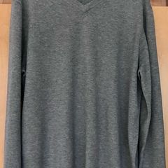 Size XL Mens Jaeger Grey Cashmere&Wool Jumper.