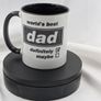 Oasis inspired world's best dad mug Image 2