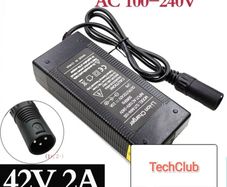 100% Brand new Fiido D3/D3s 42V 2A Foldable Electric Bike Battery Charger
