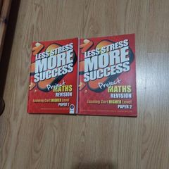Less Stress More Success Leaving Cert Higher Level Maths Books 1 and 2