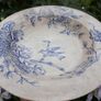 Antique Davenport Blue Transferware, Staffordshire, "Nile" Plate 10,2" Image 7