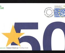 2023 Ireland 50th Anniversary of Ireland joining the European Communities Commemorative Stamp An Post First Day Cover (FDC)