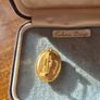 Vintage Blue Cameo Brooch Image 5