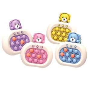 Quick Push Pop It Game Fast-Paced Puzzle Fidget Toy with Lights & Sounds 4 Modes Speed