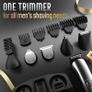Beard Trimmer Men, Waterproof Electric Razor for Nose, Body, Face and Mustache, Cordless Hair Clippers Shavers for Men Grooming Kit, Gifts for Husband Father Image 6