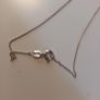 silver ' with love ' locket Image 2