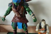 Teenage Mutant Ninja Turtles Action Figures  Leonardo (2014) &amp; Rocksteady (2015)