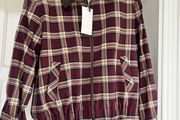 Zara Check Bomber