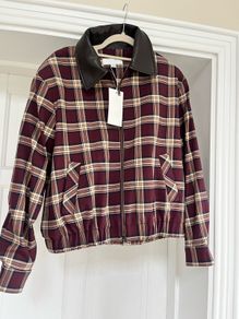 Zara Check Bomber