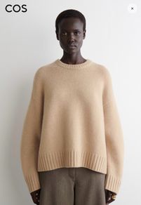 COS Chunky Cashmere crew neck jumper