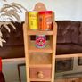 Rustic Decor Wooden Wall Hanging Counter Display Shelf 3 Tier or 4 Image 2