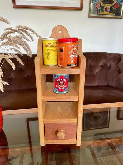 Rustic Decor Wooden Wall Hanging Counter Display Shelf 3 Tier or 4