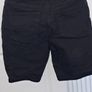 Black Denim Shorts with Tags Image 3