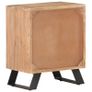 Bedside Cabinet 40x30x50 cm Solid Acacia Wood with Live Edges Image 3