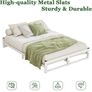 Double Bed Frame,4ft6 Floor Bed Frame Double Bed Base with Reinforced Steel Slats Image 9