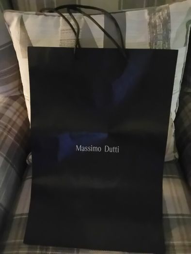 Massimo Dutti Leather Crossbody Bag - Grey - BNWT RRP 79.95