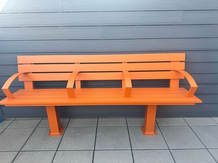 Outdoor Metal Bench