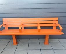Outdoor Metal Bench