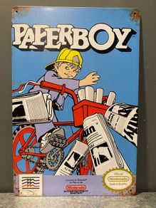 Paperboy Tin Metal sign