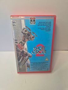 Short Circuit 2 VHS 1988 Rare Big Box Ex-Rental (Tested & Mold-Free)