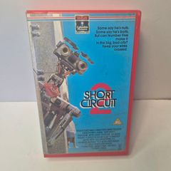 Short Circuit 2 VHS 1988 Rare Big Box Ex-Rental (Tested & Mold-Free)